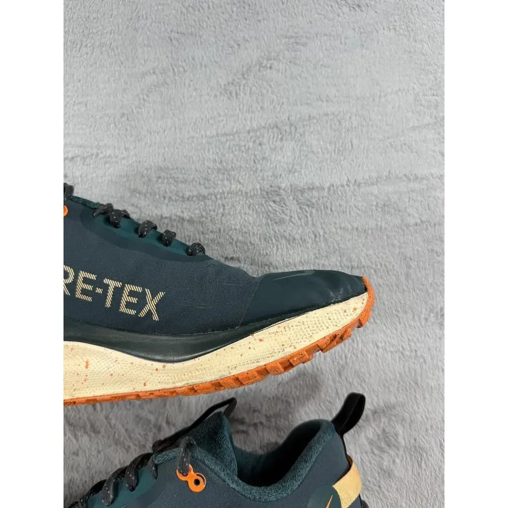 Nike Storm Tread ReactX Gore Tex Mens Size 9.5 Trail Running Shoes Blue